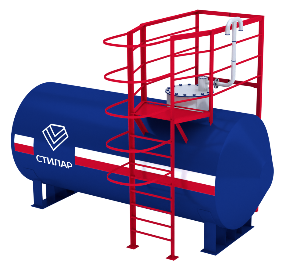 Горизонтальный резервуар РГСН  75 м³ от завода-производителя