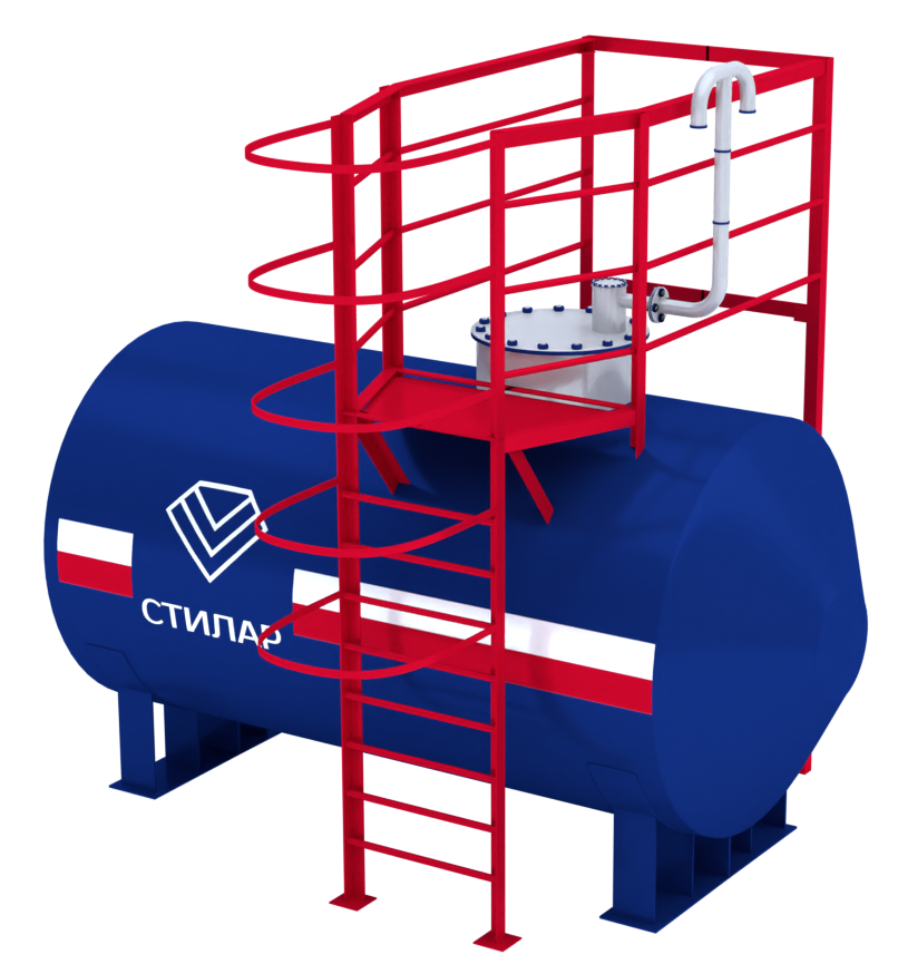 Горизонтальный резервуар РГСН для ГСМ 25 м³ от завода-производителя